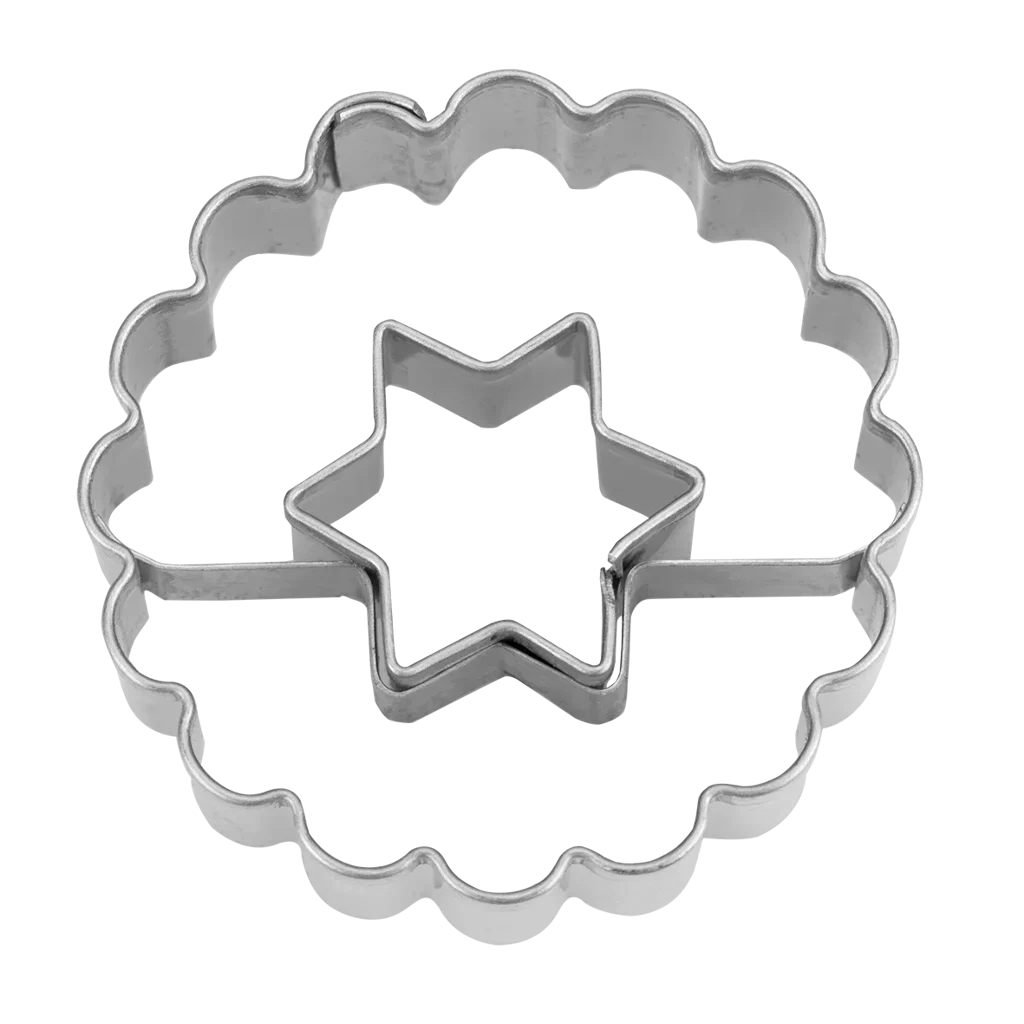 Stern in Ring – gewellt
