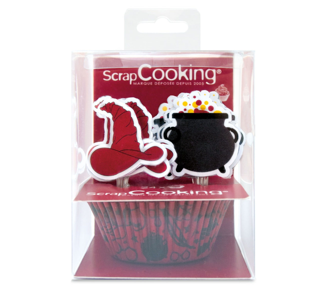 ScrapCooking 24 Cupcakesförmchen