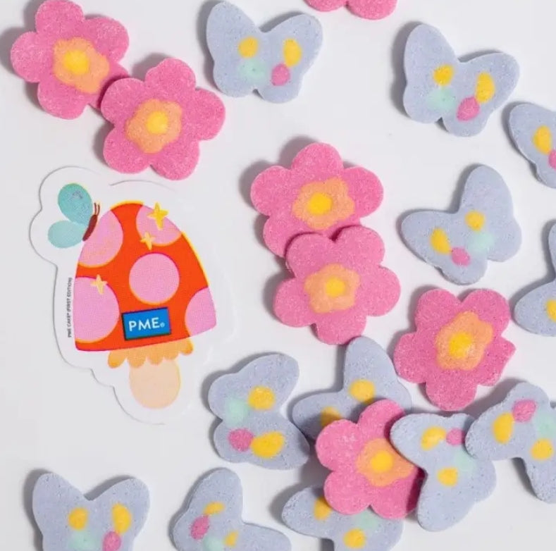 PME Sprinkle Charms Schmetterlinge & Blumen 25g
