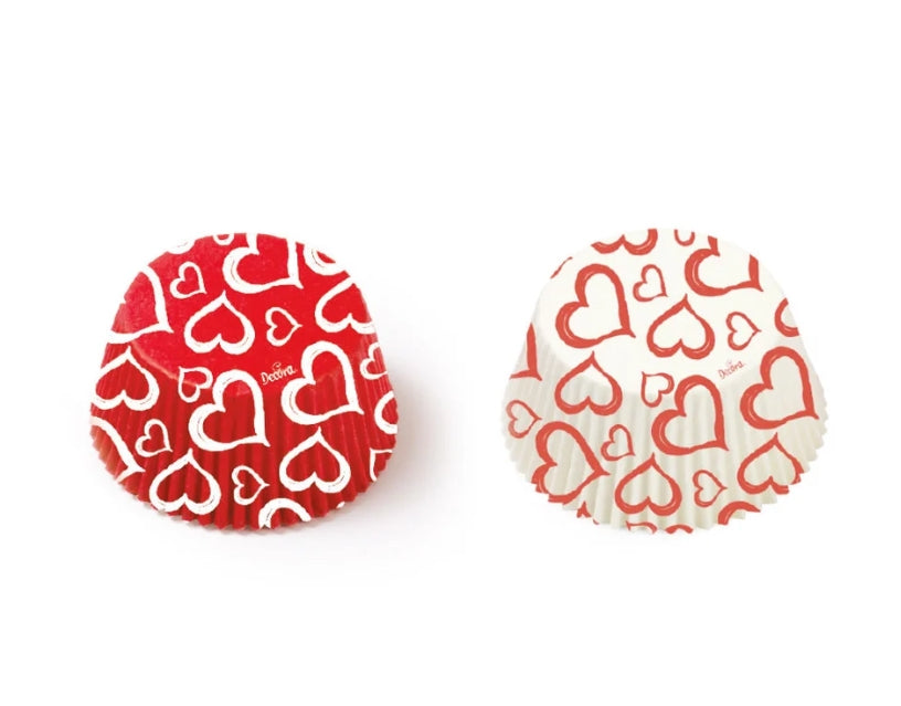 Decora, Cupcake Förmchen Herzen, 36 Stück