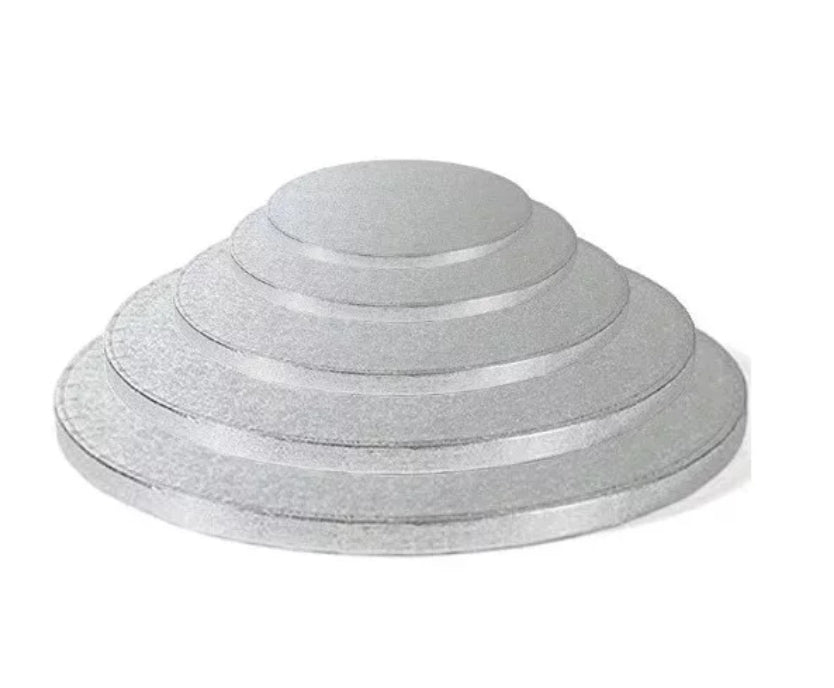 Runde silberne Tortenplatte 22 cm