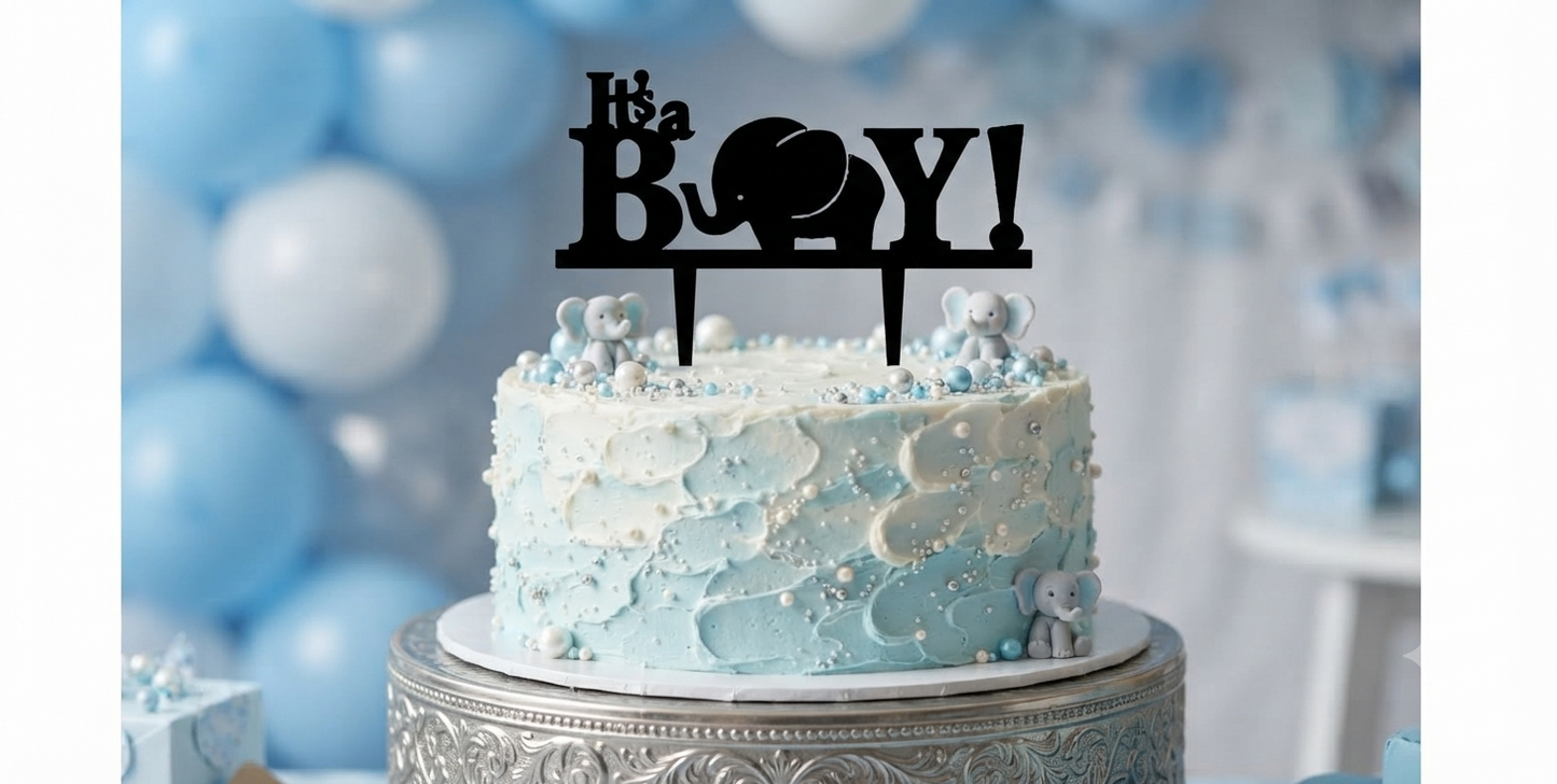 "It's a Boy" Topper