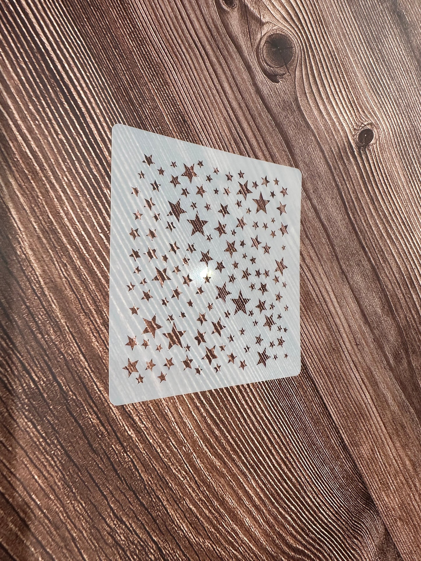 Stencil Prägematte Stern