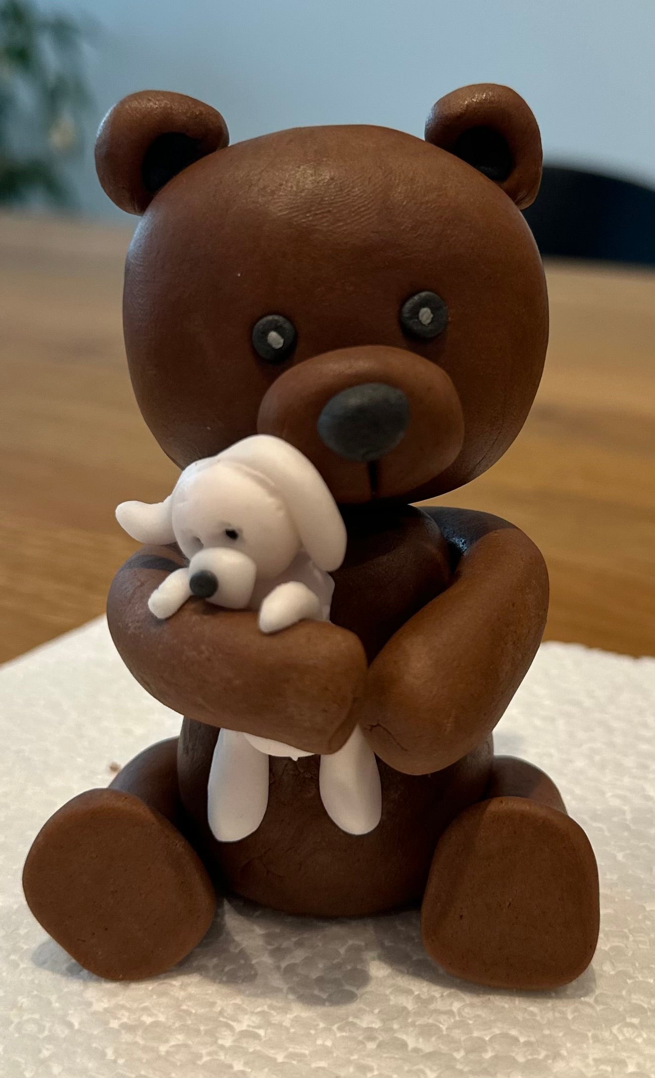 Fondant Teddybär 8 cm Handmade
