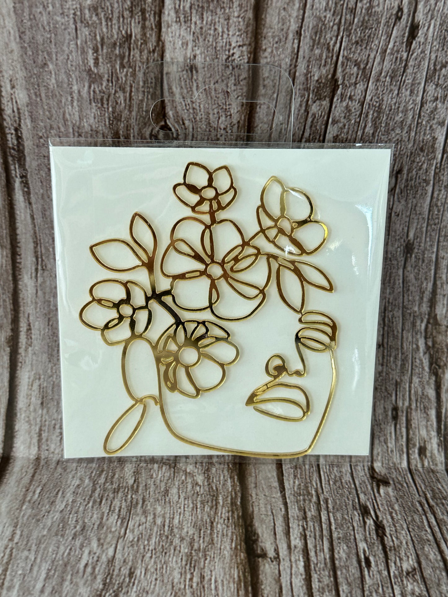 Torten Topper Blumen Dame