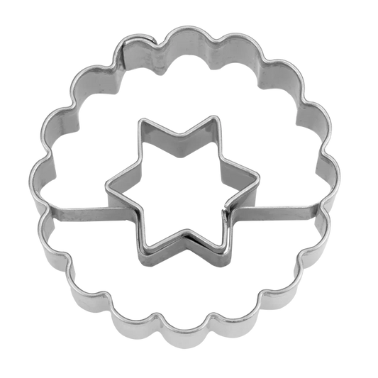 Stern in Ring – gewellt