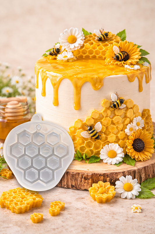 Silikonform Bienenwabe