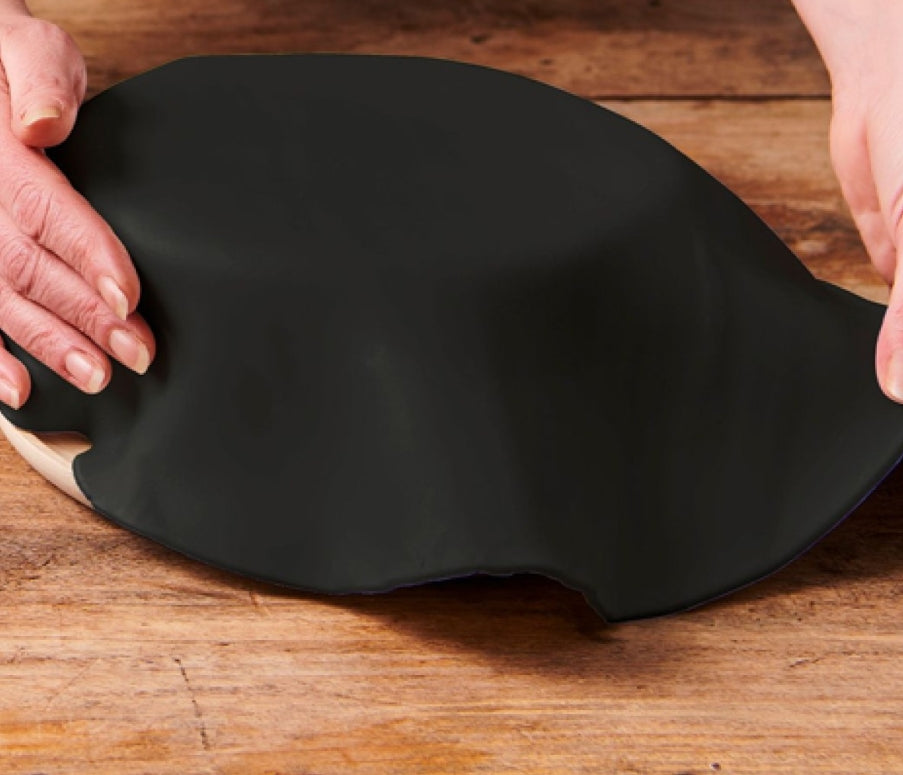 Fondantdecke schwarz 36 cm