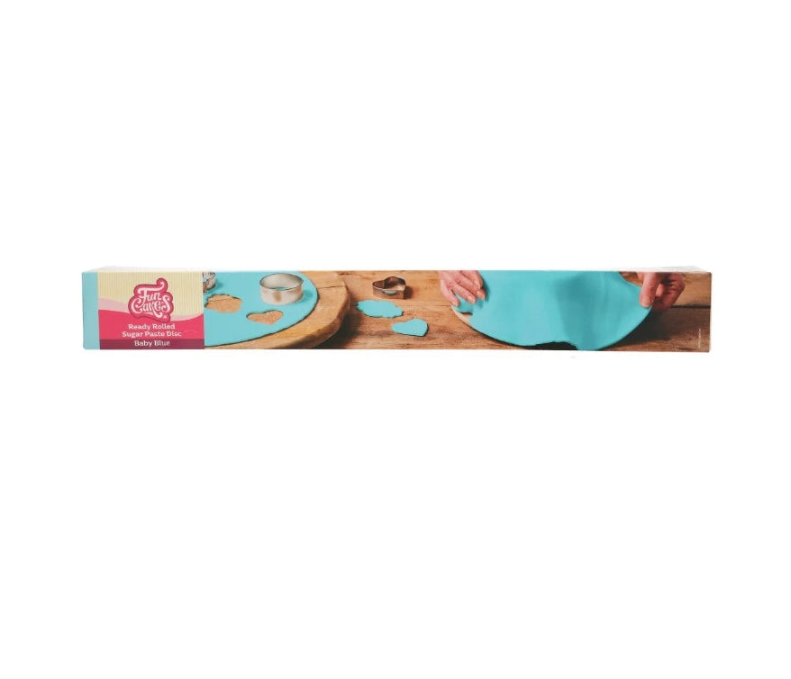 Fondantdecke hellblau 36 cm