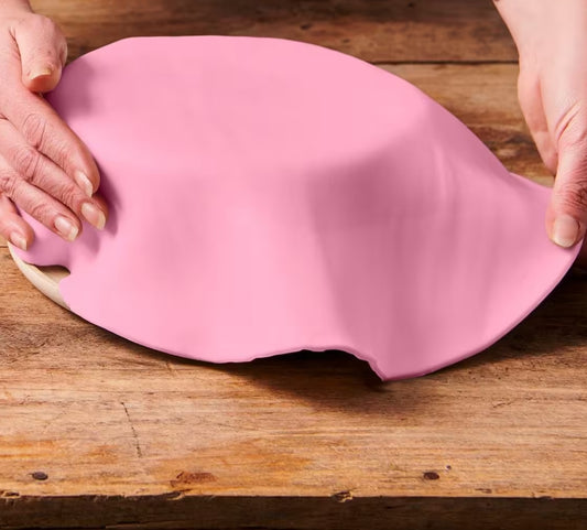 Fondantdecke Pink hell 36 cm