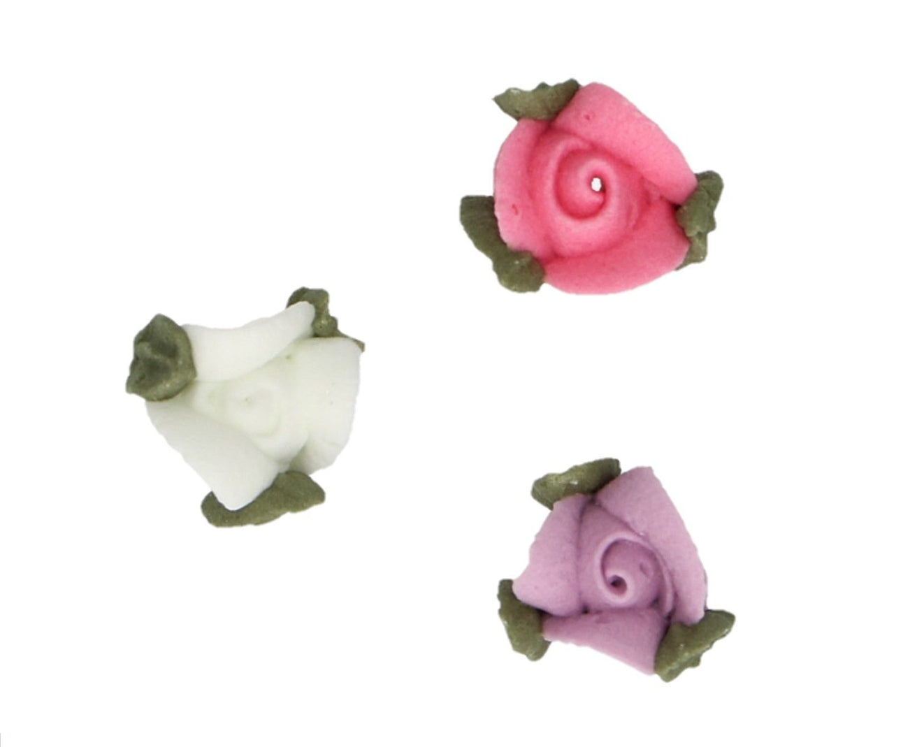 Zuckerdekorationen Rosen und Blätter