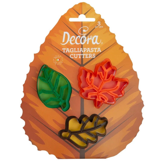 Decora, Herbstblätter Ausstecher 3-Teilig