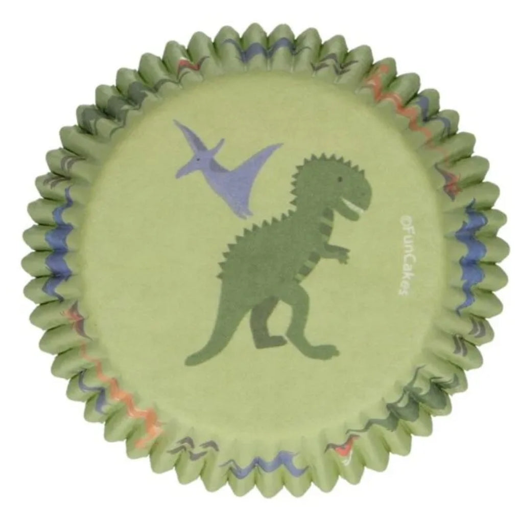 FunCakes Cupcakes-Backförmchen Dino, 48 Stück