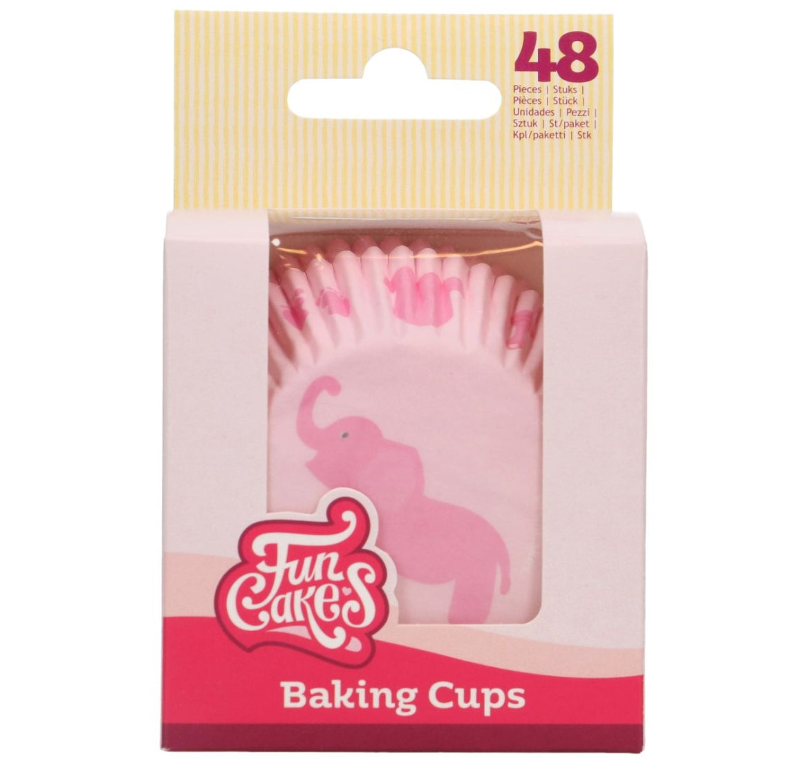 FunCakes Cupcakes Babyrosa, 48 Stück