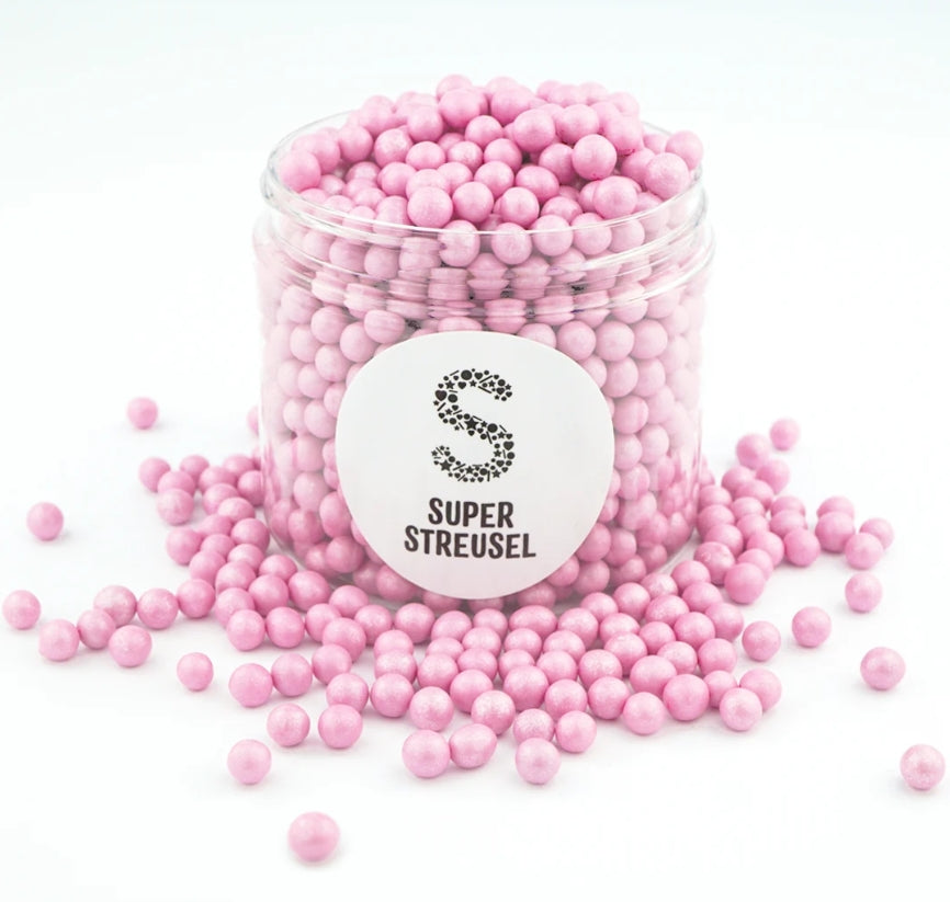 Mini Knusperkugeln Rosa Super Streusel
