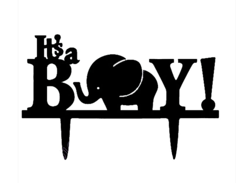 "It's a Boy" Topper