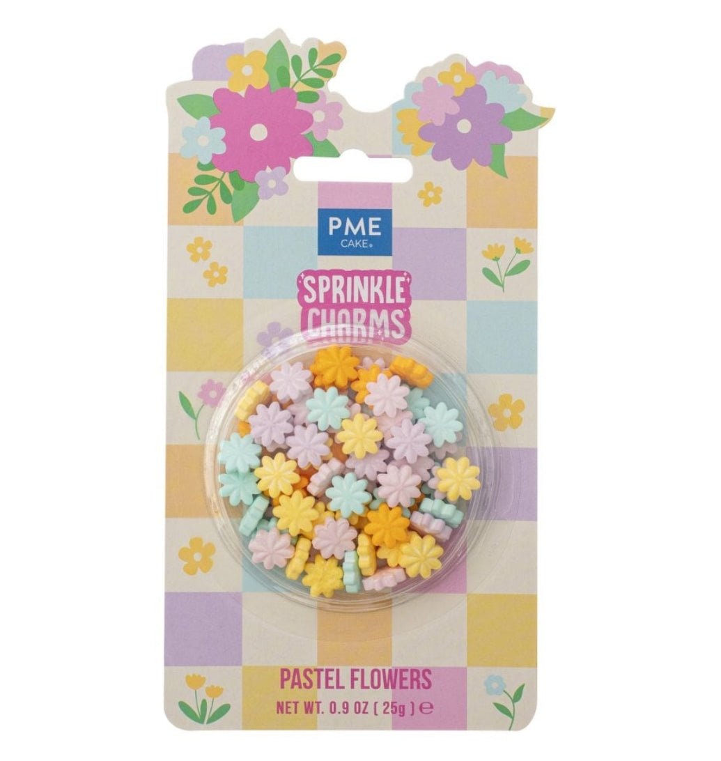 PME Sprinkle Charms Pastel Blumen 25 g