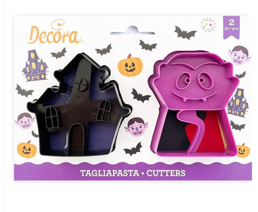 Decora, Ausstecher Vampir und Spukhaus (2er-Set)