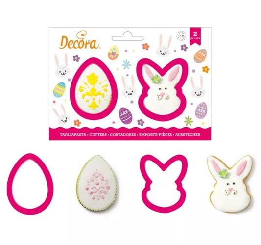 Decora, Ausstechformen Hasenköpfchen & Ei