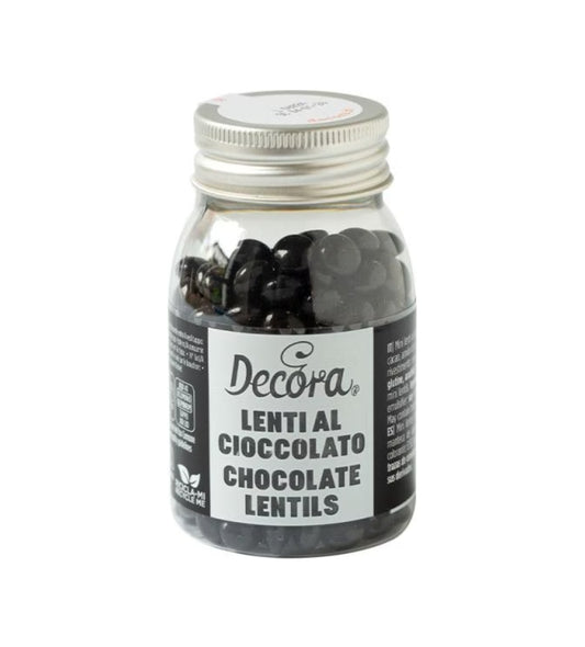 Decora Lentilles en chocolat Noir