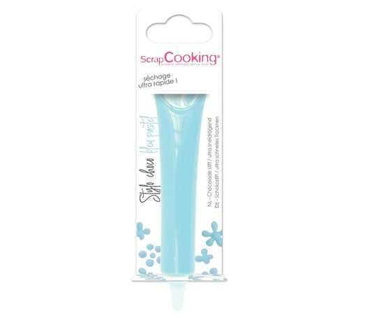 ScrapCooking - Stylo Choco Bleu Pastel 25 g