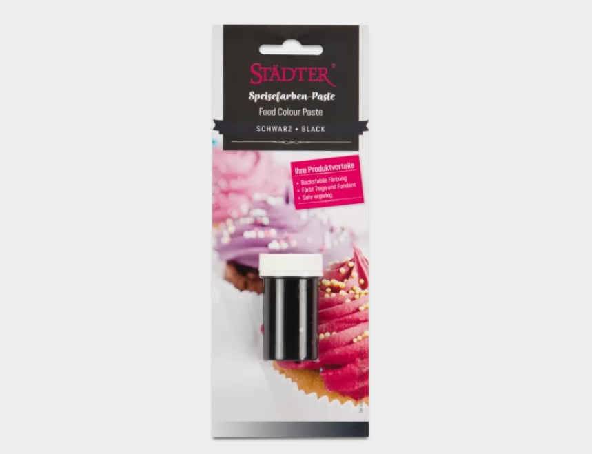 Speisefarben-Paste – Schwarz