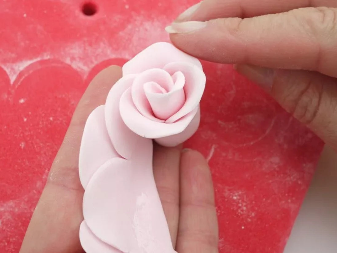 3 Rosenblüten-Fondantausstecher