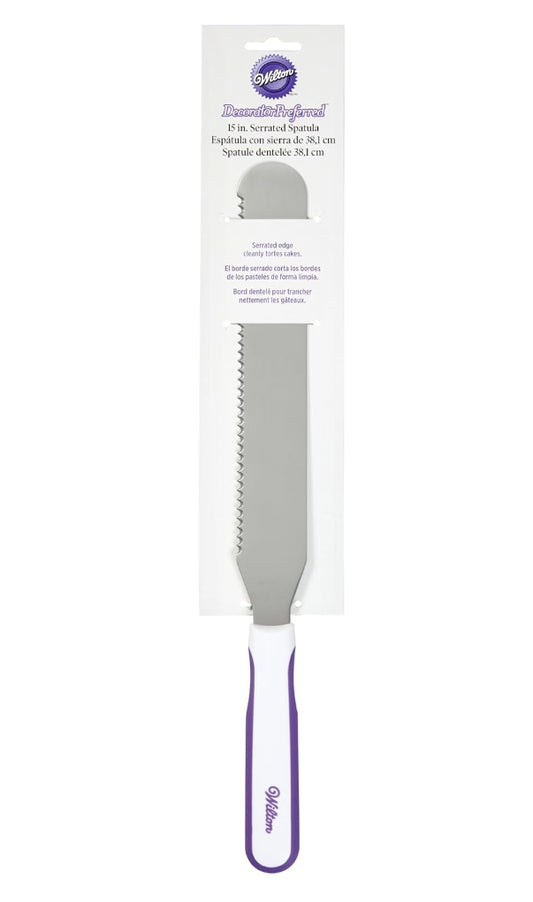 Wilton 38 cm Wellenschliff gerade Palette Messer