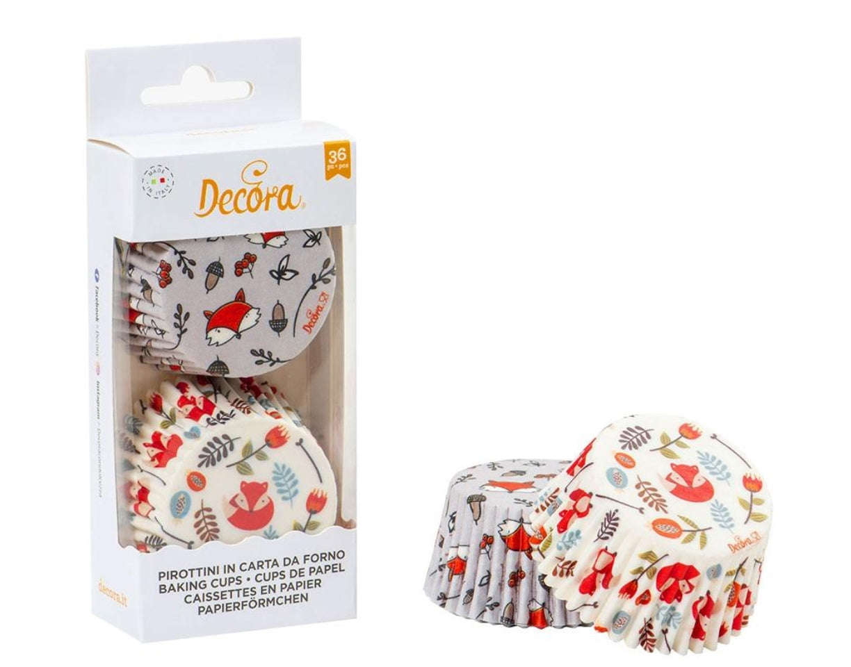Decora Muffin Backform Fuchs 36 Stück