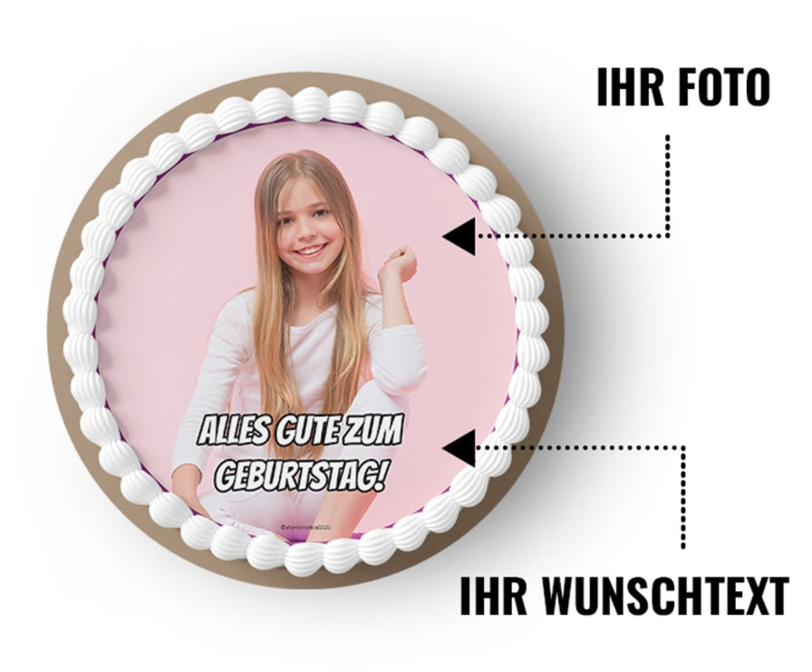 Tortenfoto Rund ⌀ 18 cm