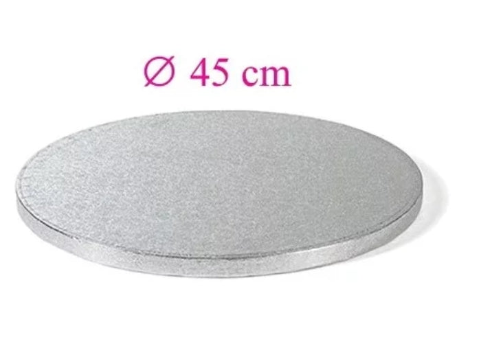 Runde silberne Tortenplatte 45 cm