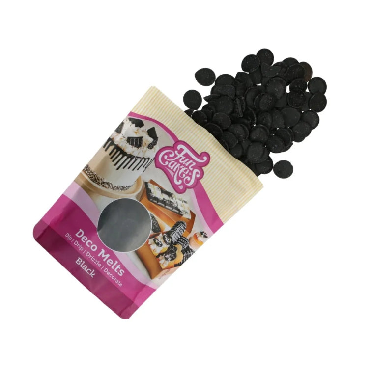 FunCakes Deko Melts schwarz/ MHD Juli 2026