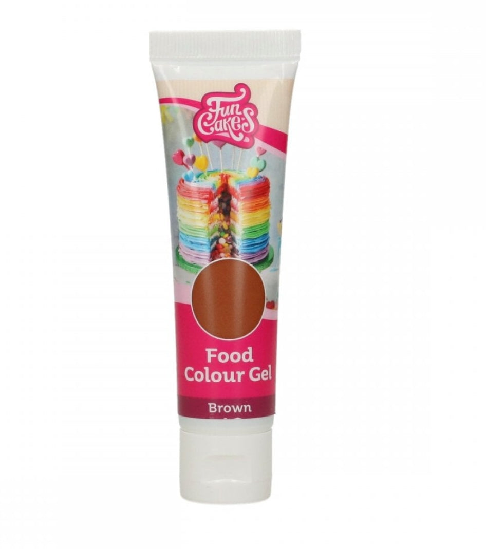 FunCakes Braun, Lebensmittelfarbgel 30g