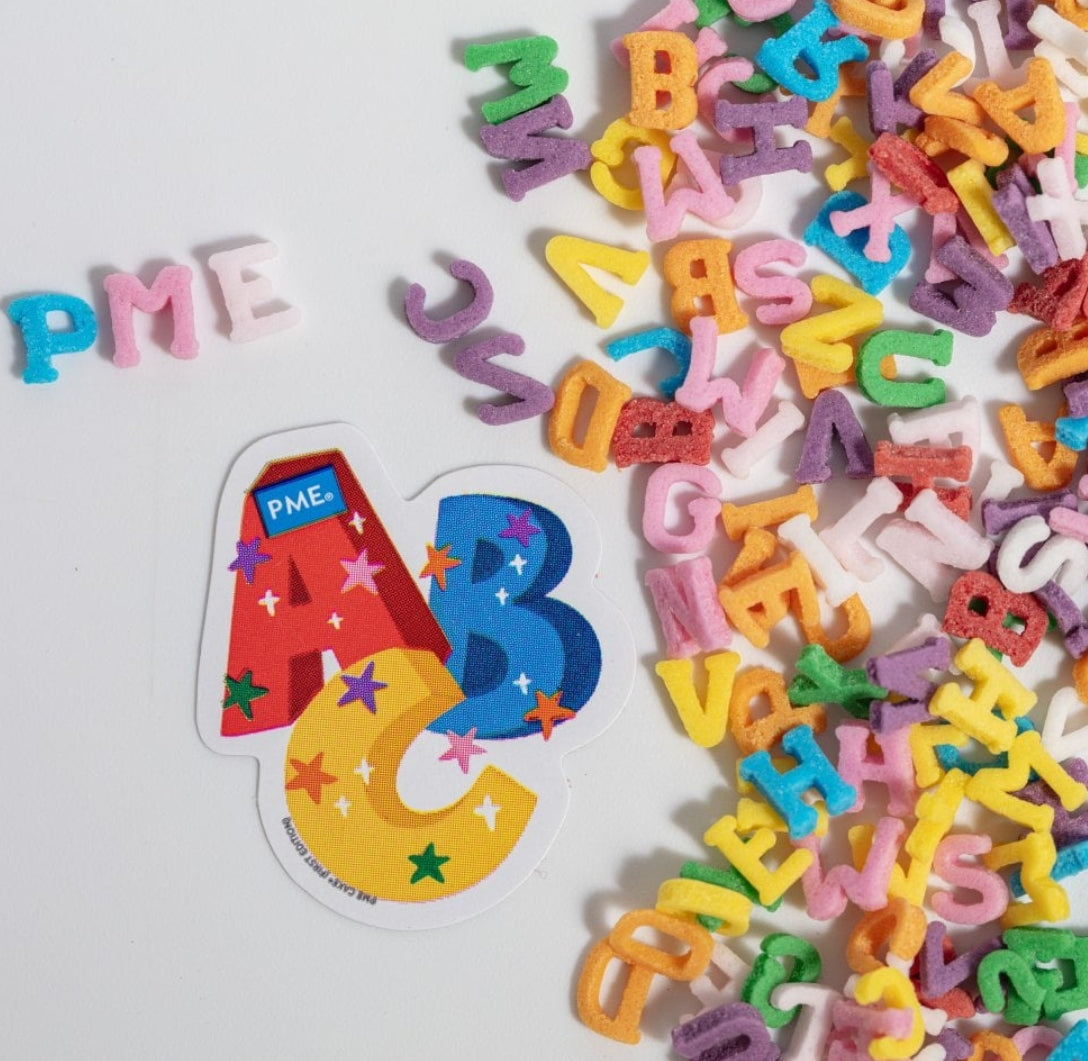PME Sprinkle Charms Rainbow Alphabet 25g