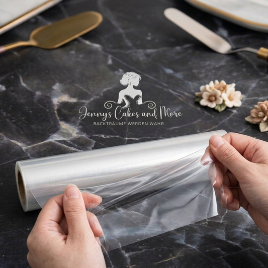 Transparente Kuchenfolie Acetat/PVC 15 cm / 5 m
