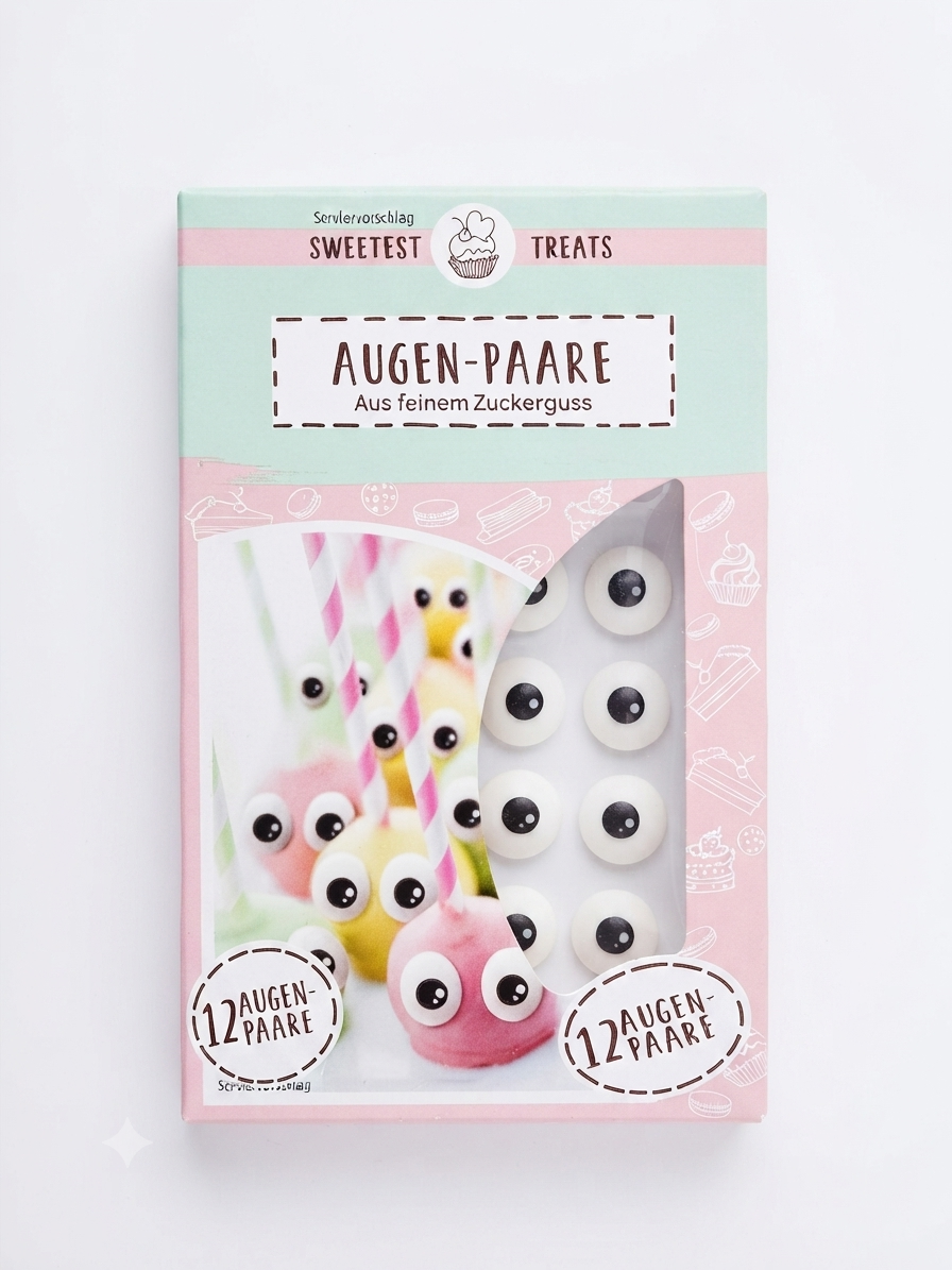Augen Paare aus feinem Zuckerguss