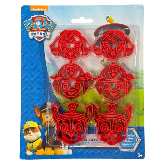 Ausstechform 6-teilig Backform Motiv PAW PATROL