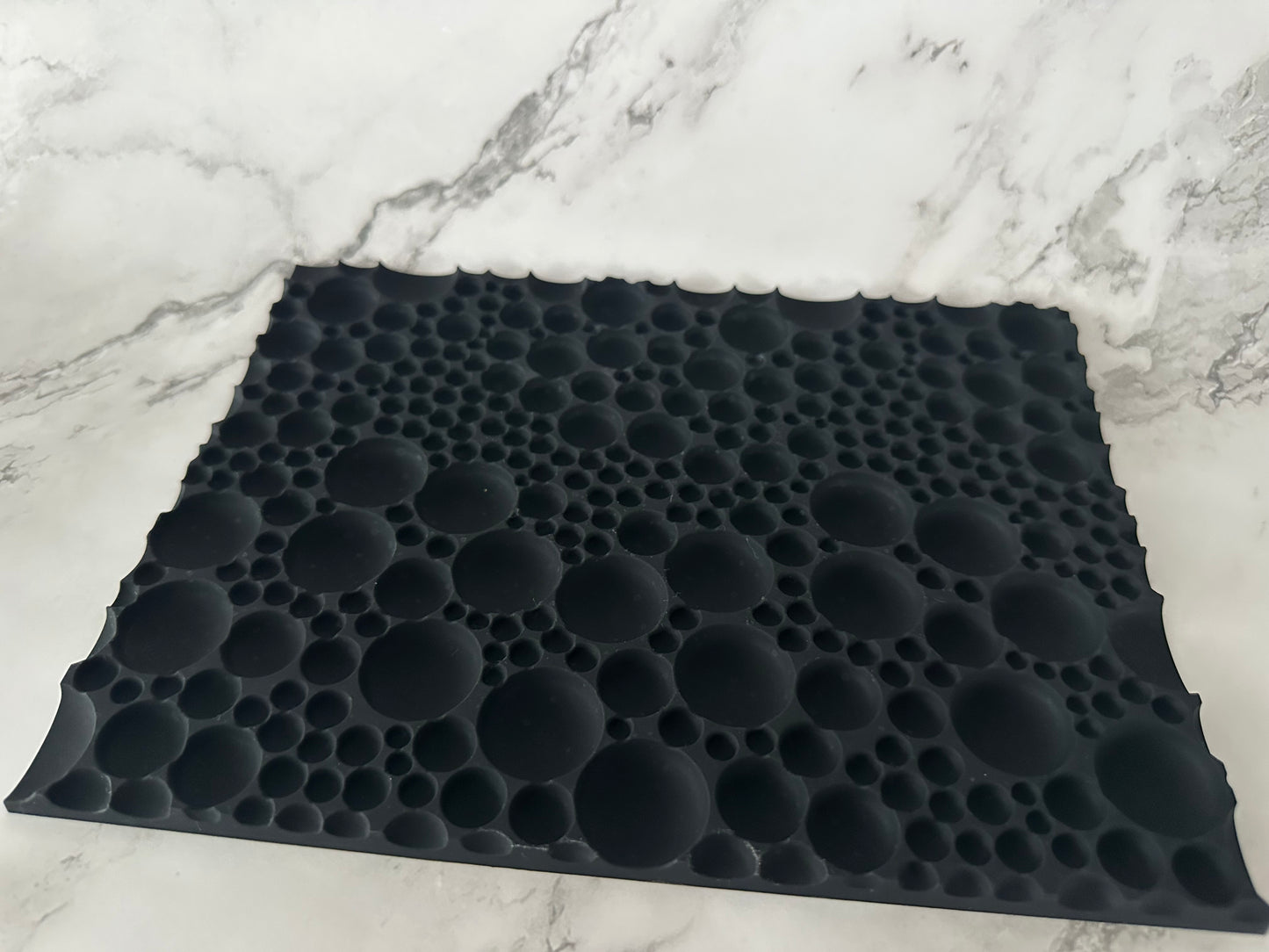 Silikon-Tortenprägematte mit 3D-Blasenstruktur