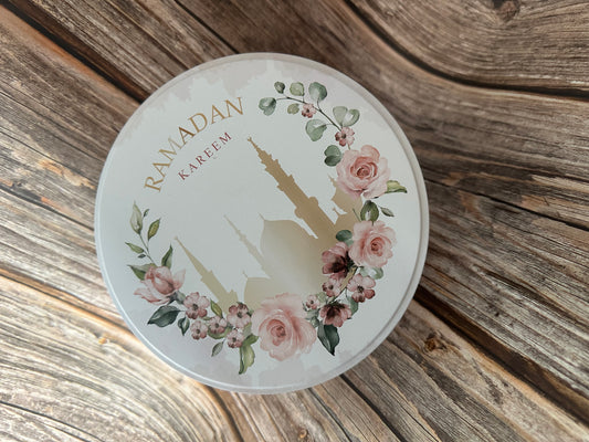 Ramadan aufbewahrungsdose rosa