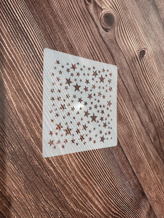 Stencil  Prägematte Stern