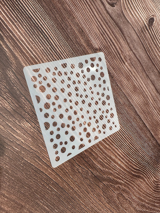 Stencil Prägematte Kreis