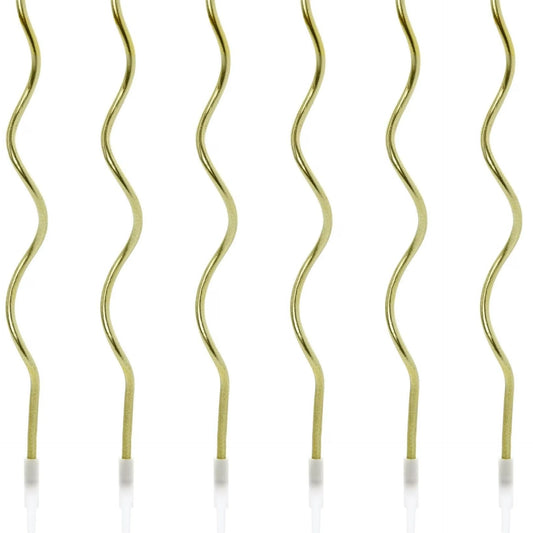 Spiralkerzen Gold